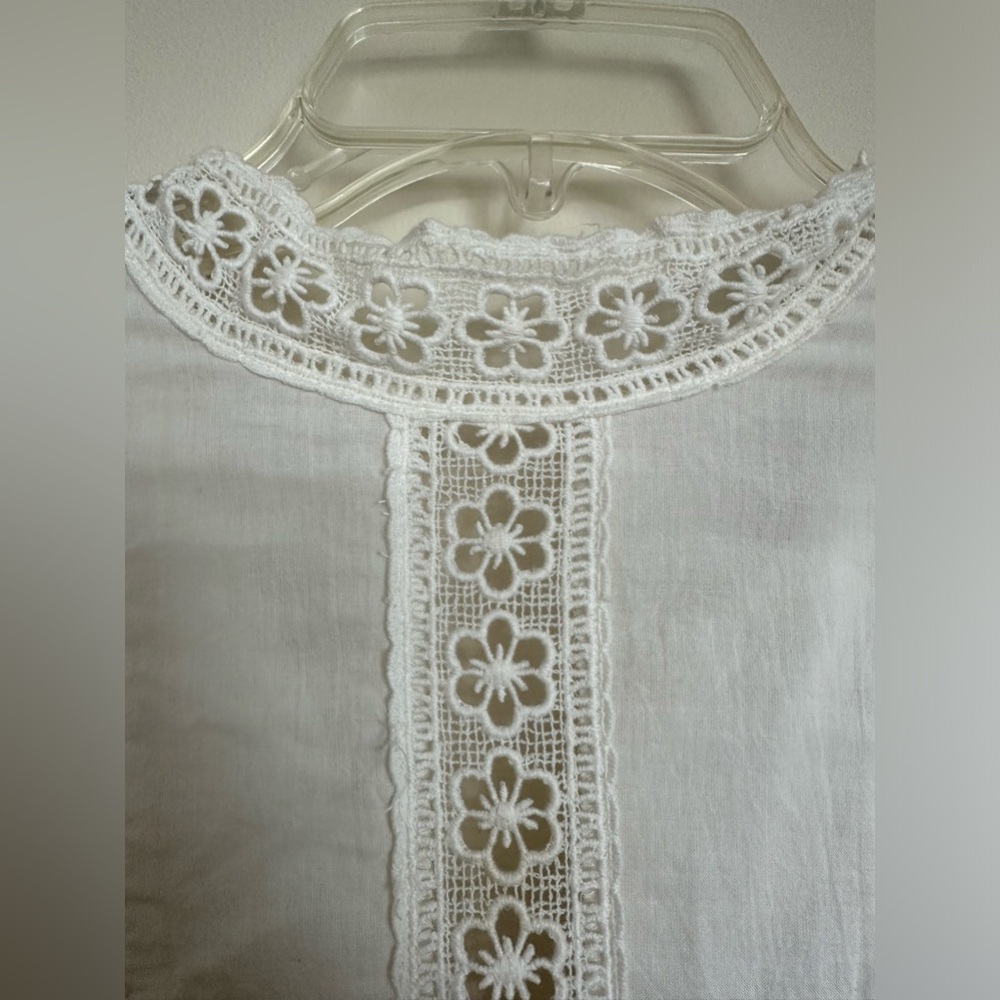 Stunning vintage inspired woman's white crochet dress new with tags - Picture 6 of 12